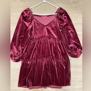 Betsey Johnson Velvet Mini Dress